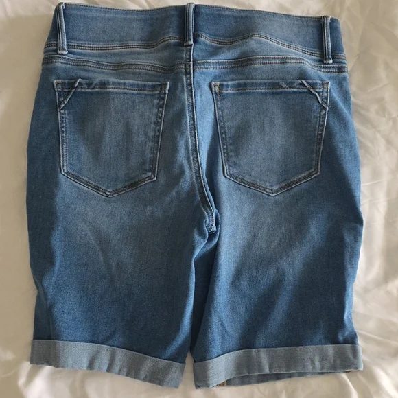 Apt. 9 Sky Blue Denim Bermuda Shorts - Picture 4 of 5